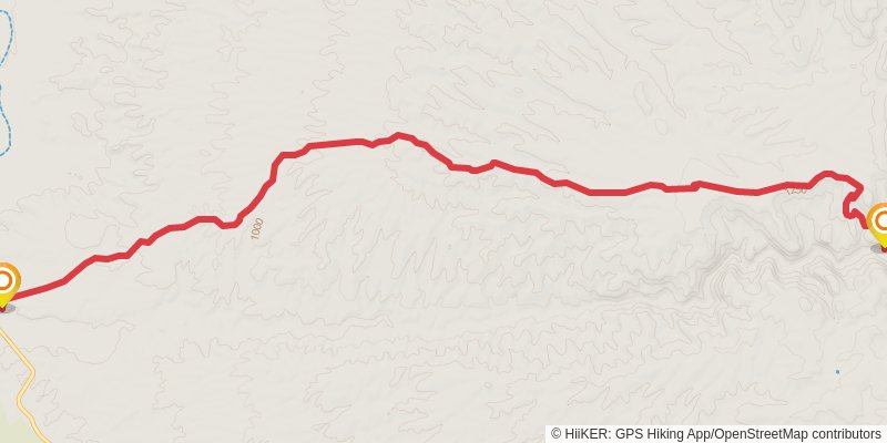 Sky Islands Traverse stage 26 Map