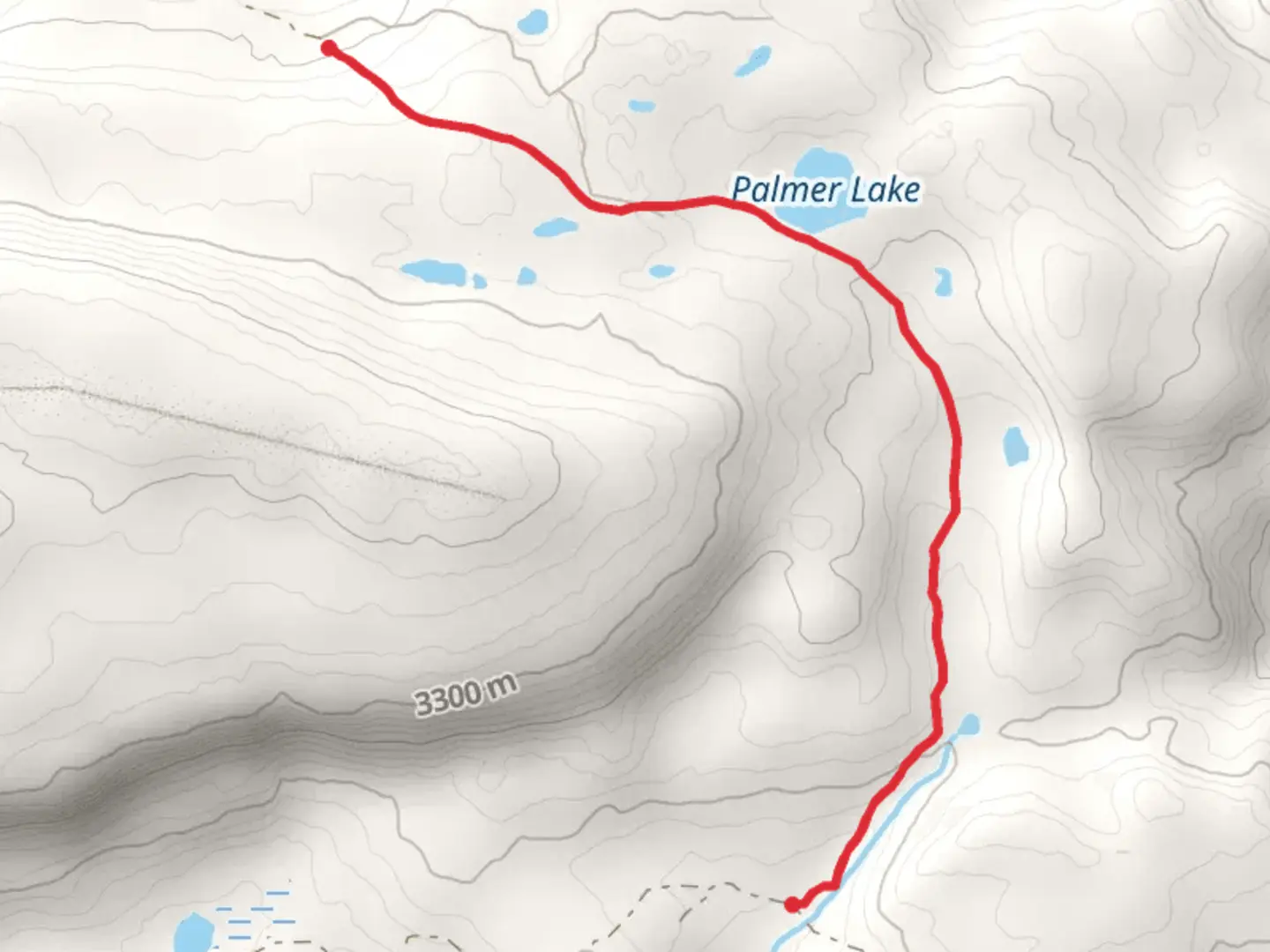 An image depicting the trail Palmer Lake Trail and its surrounding area.