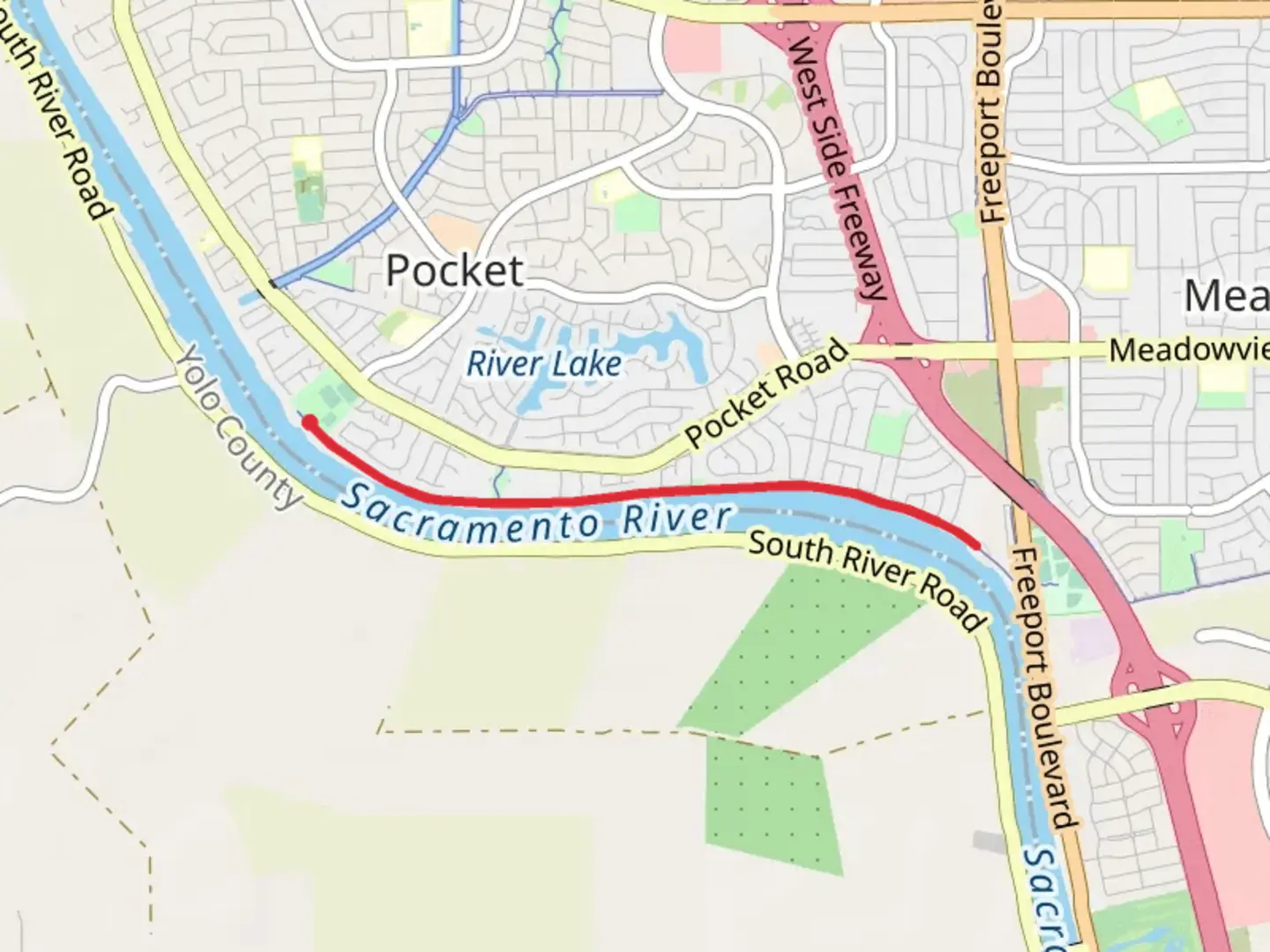 An image depicting the trail Sacramento River Trail and its surrounding area.