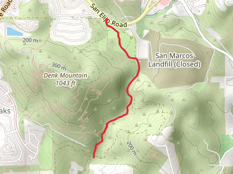 San Elijo Road South Walk