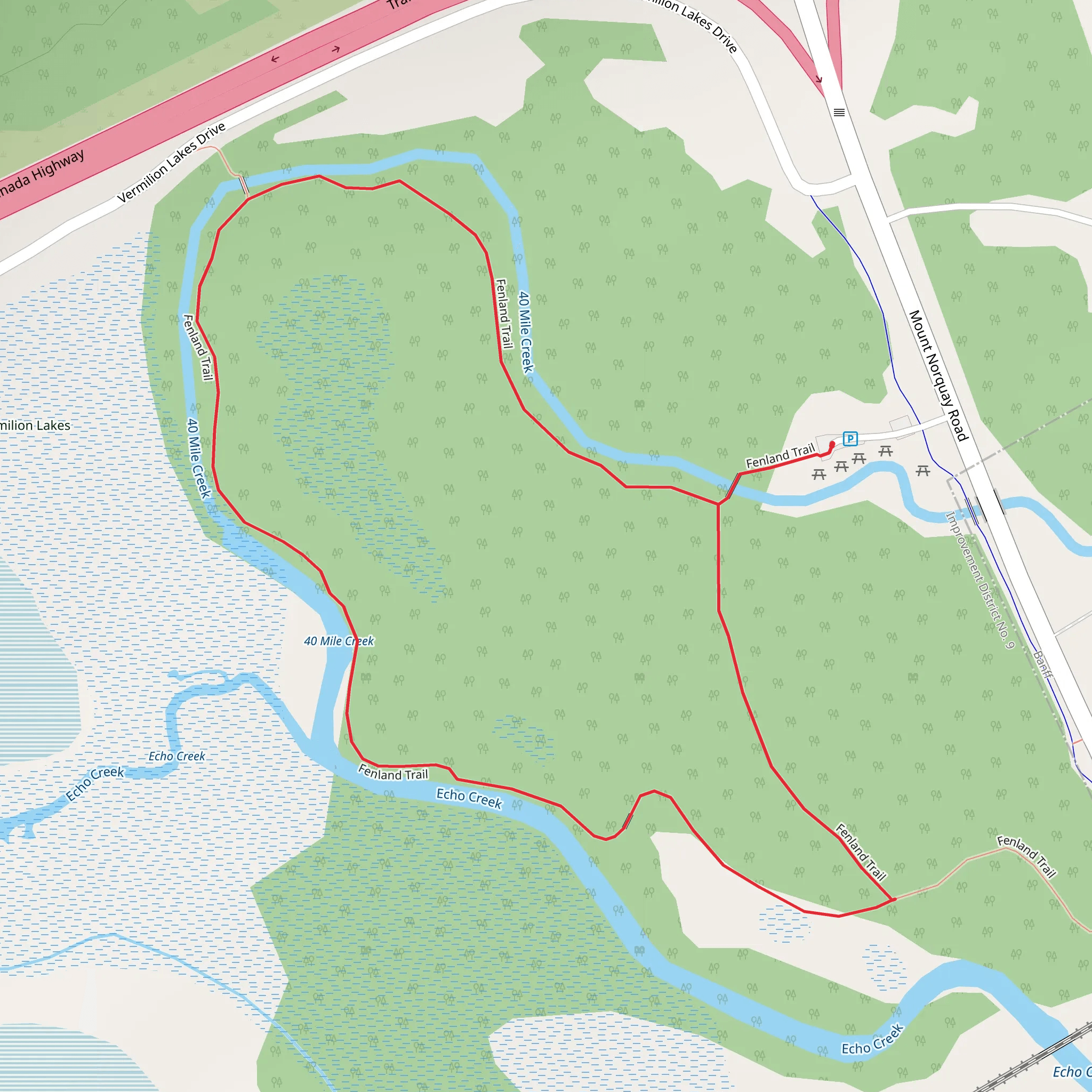 Fenland Loop mobile static map