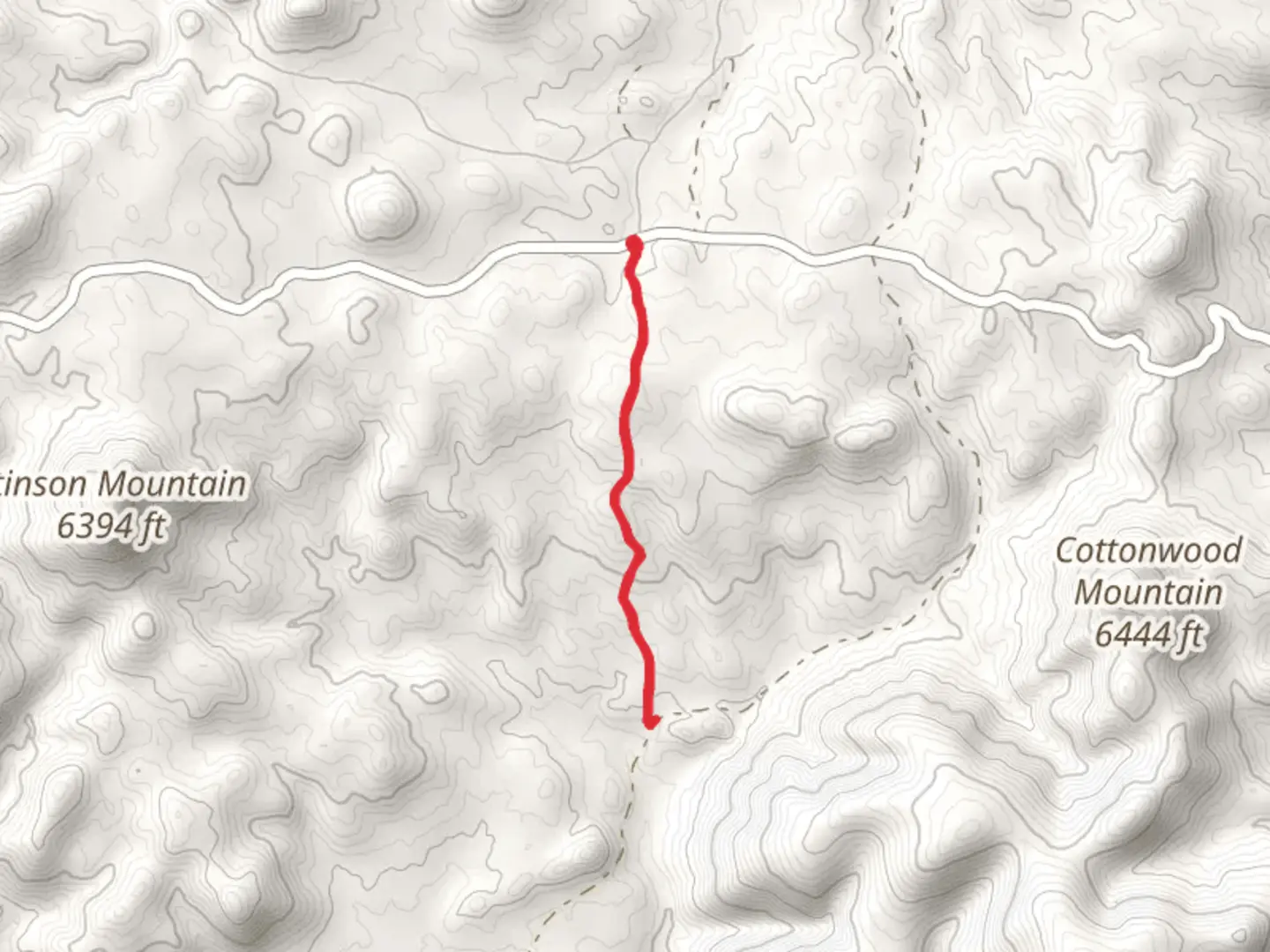 An image depicting the trail Merritt Spring Trail and its surrounding area.