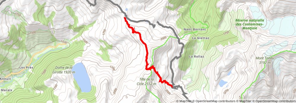 Tour Du Beaufortain alt 3 Map