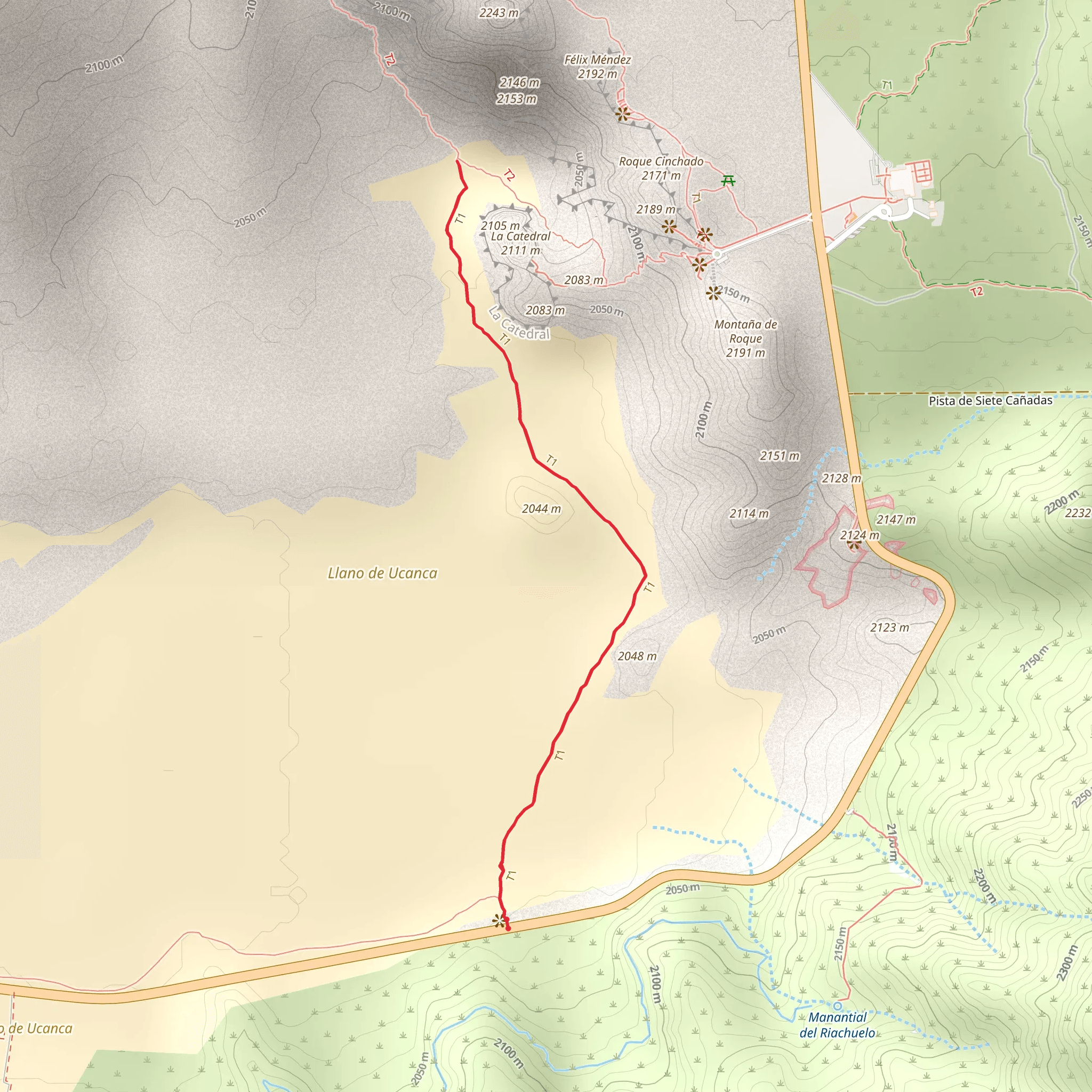 Ucana Hike mobile static map