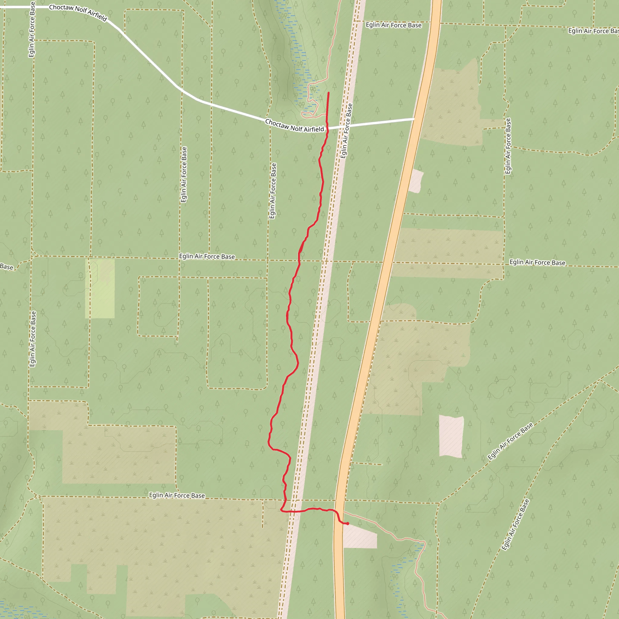 Florida Trail Short mobile static map