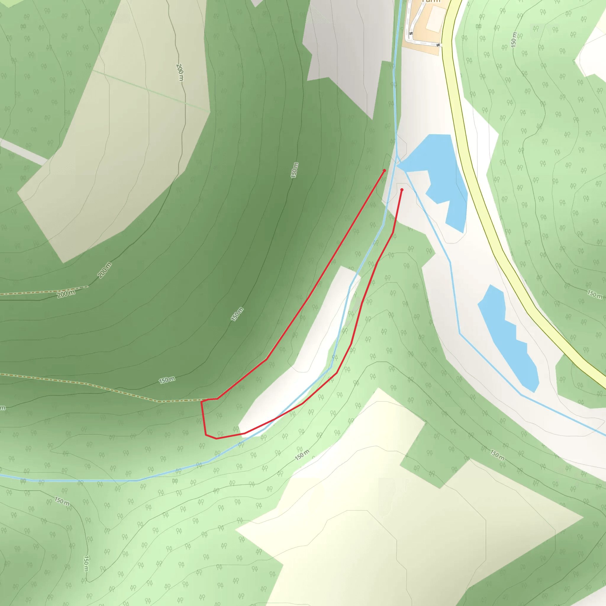 Combe Sydenham Country Park mobile static map