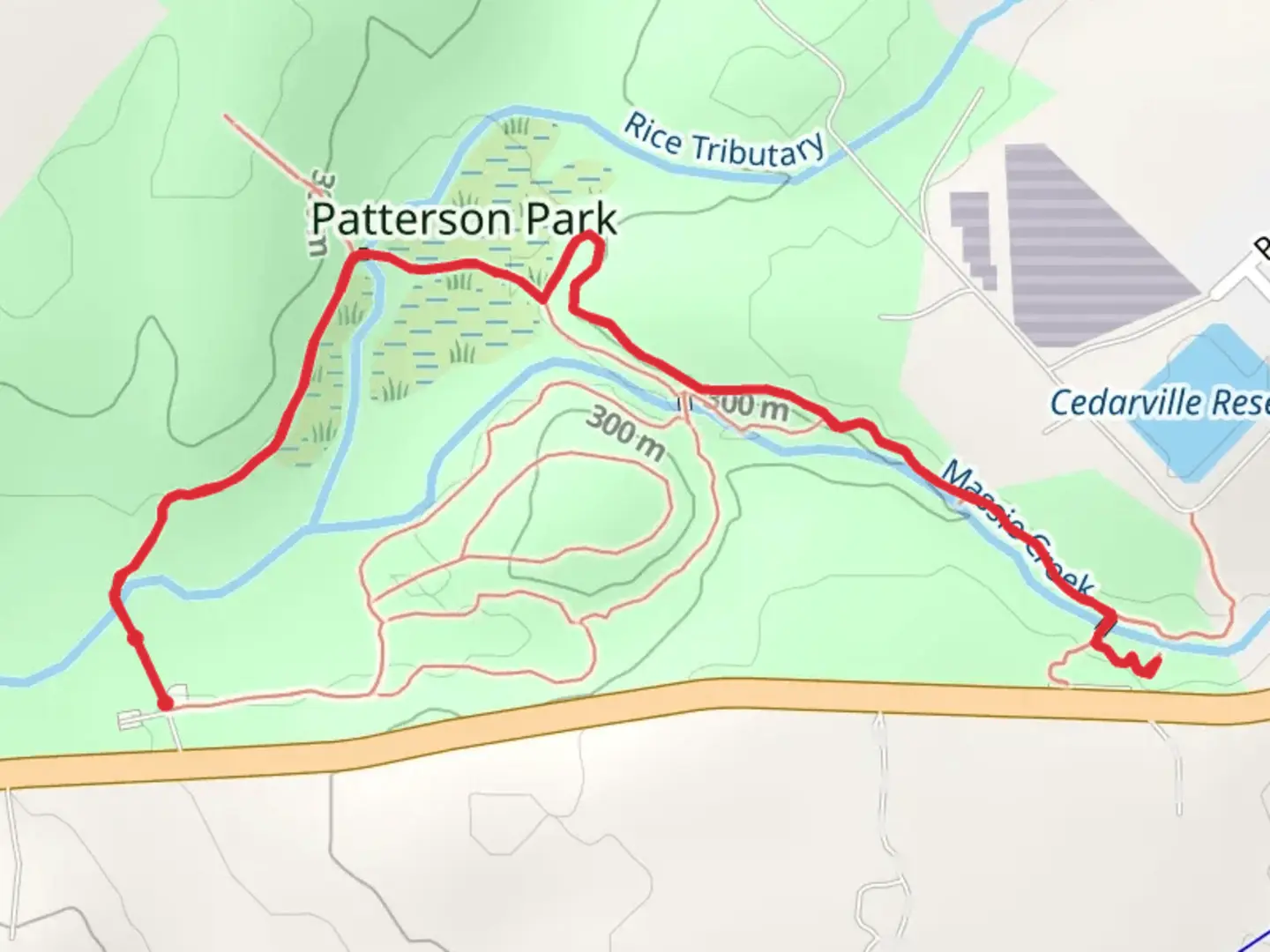 An image depicting the trail Rim Trail - Massie Creek and its surrounding area.