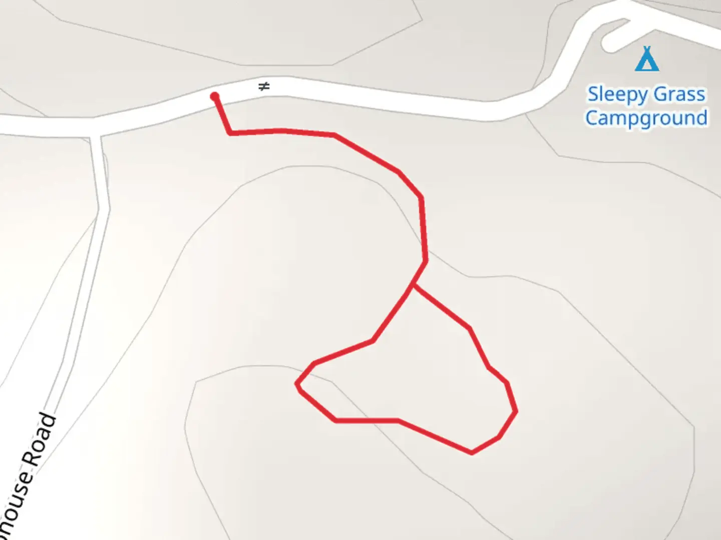 An image depicting the trail La Pasada Encantada Loop Trail and its surrounding area.