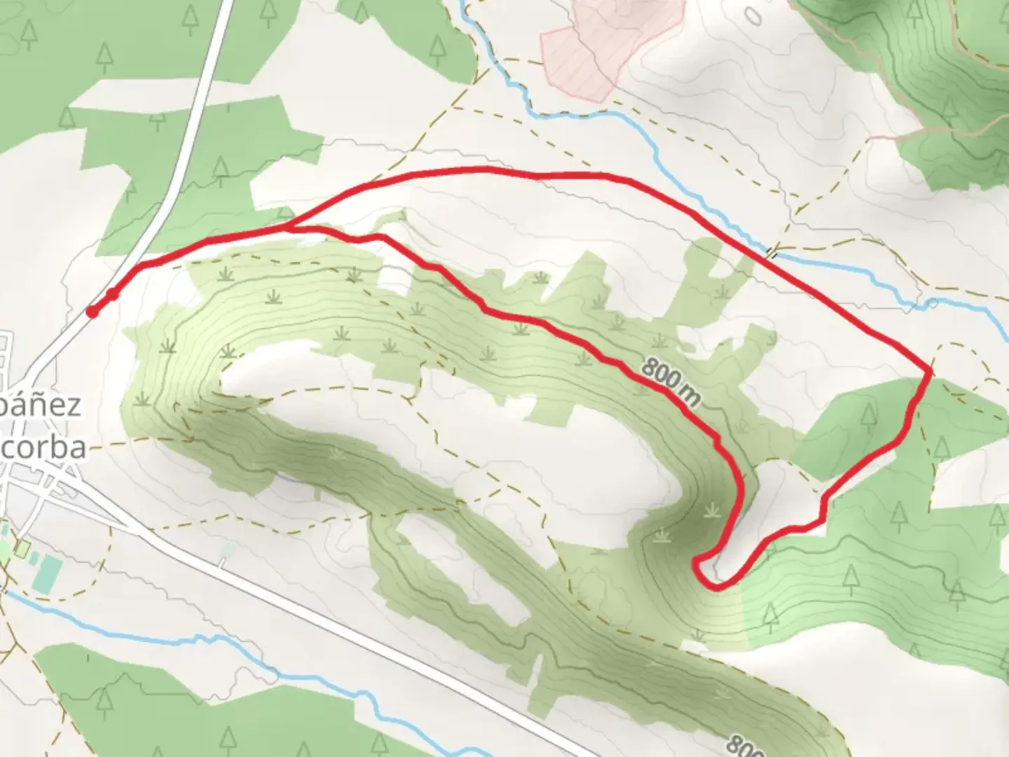 An image depicting the trail Path of the Shadow PR VA 20 and its surrounding area.