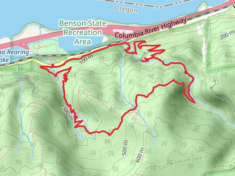 Wahkeena, Top of the Falls and Larch Mountain Loop Trail