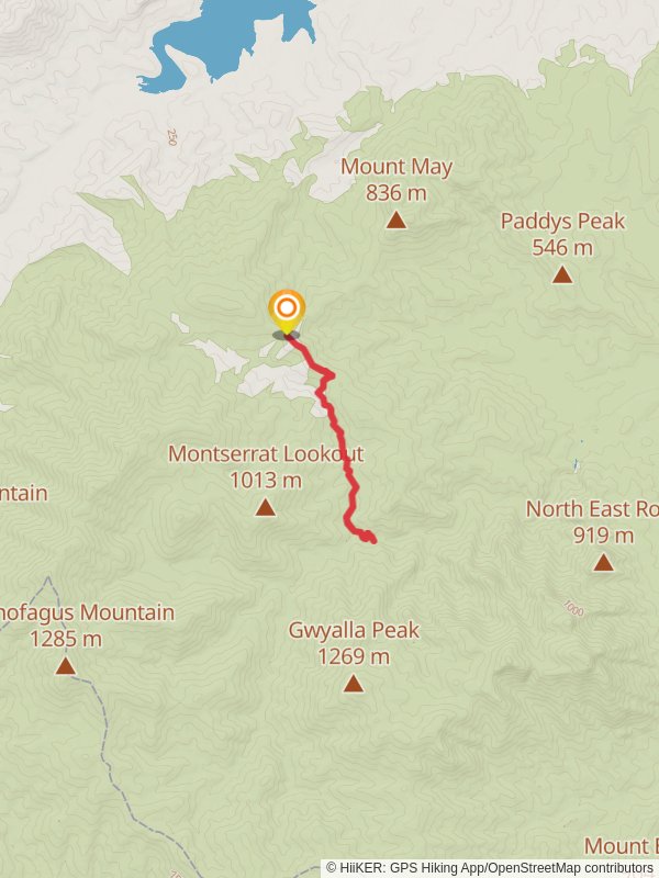 Upper Portals Track mobile static map