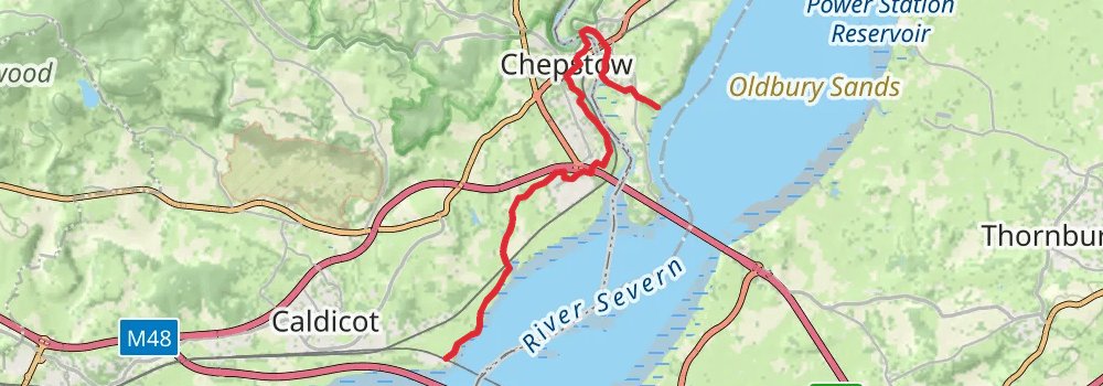Wales Coast Path stage 74 Map