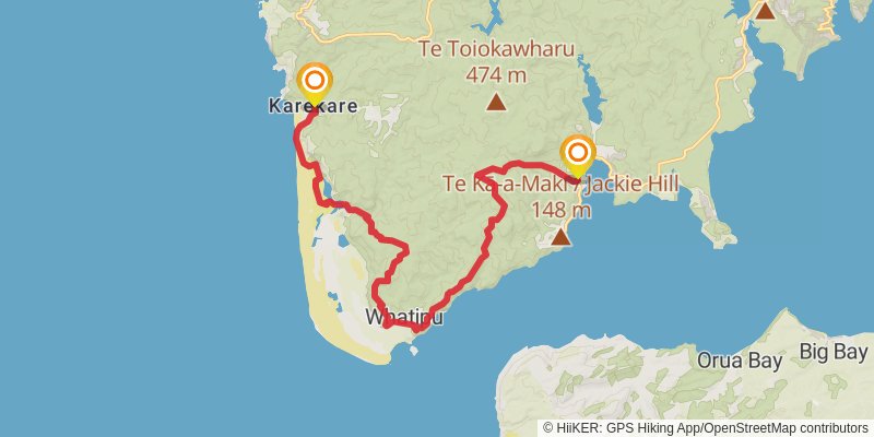 Hillary Trail stage 2 Map