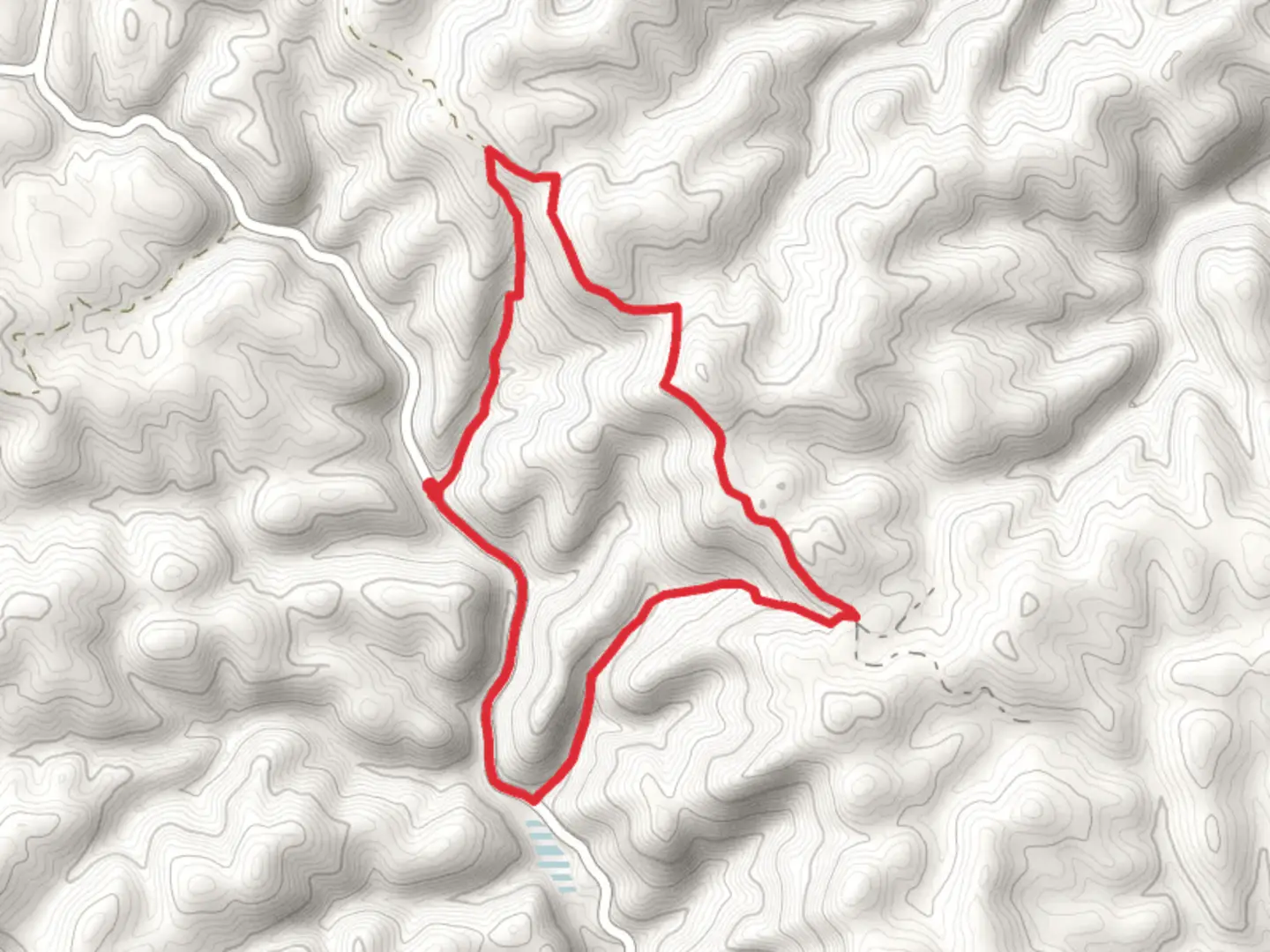 An image depicting the trail Corral Canyon Trail and Sacramento Canyon Loop and its surrounding area.