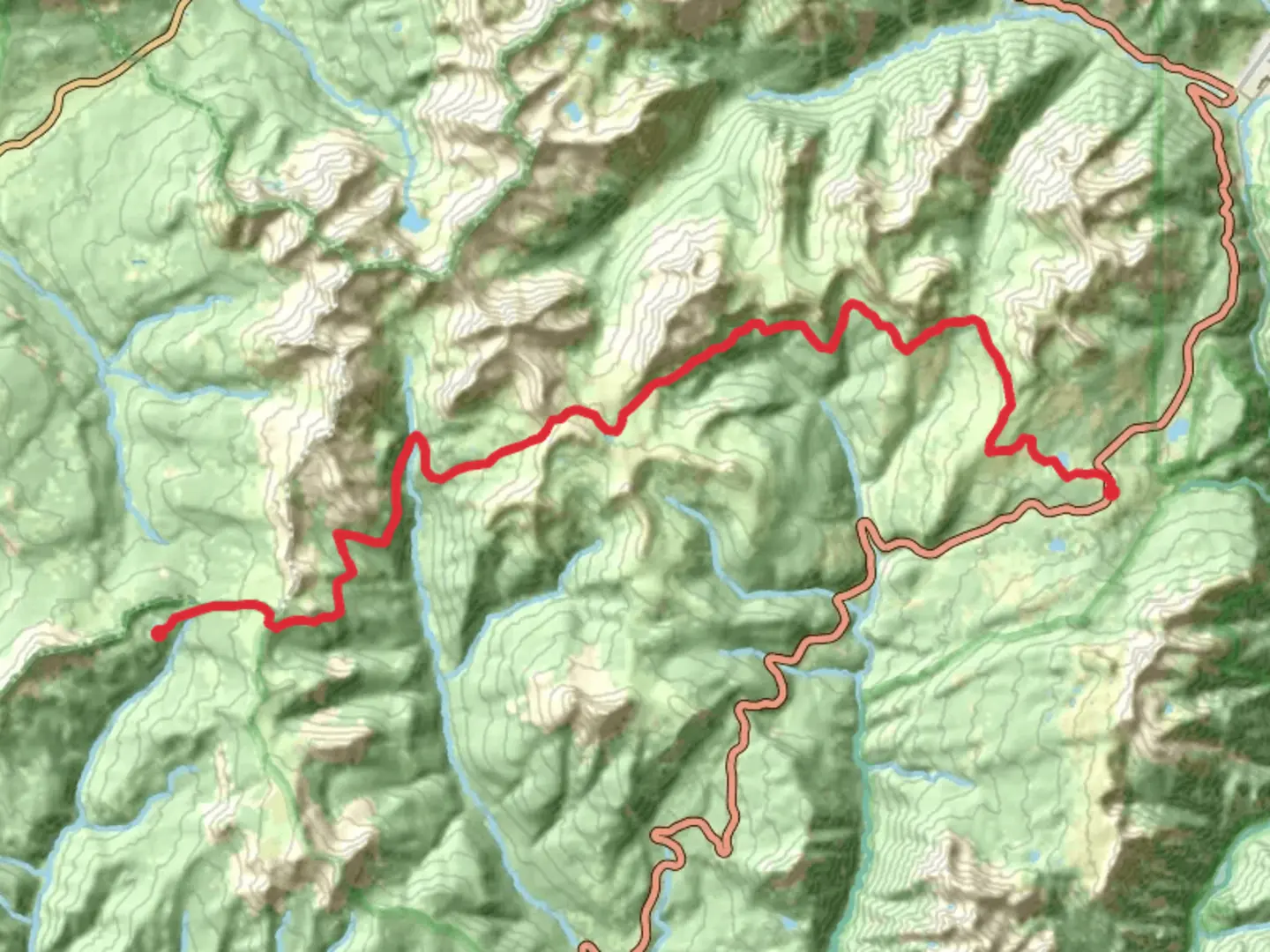 An image depicting the trail Twin Sisters Trail - Colorado Trail and its surrounding area.