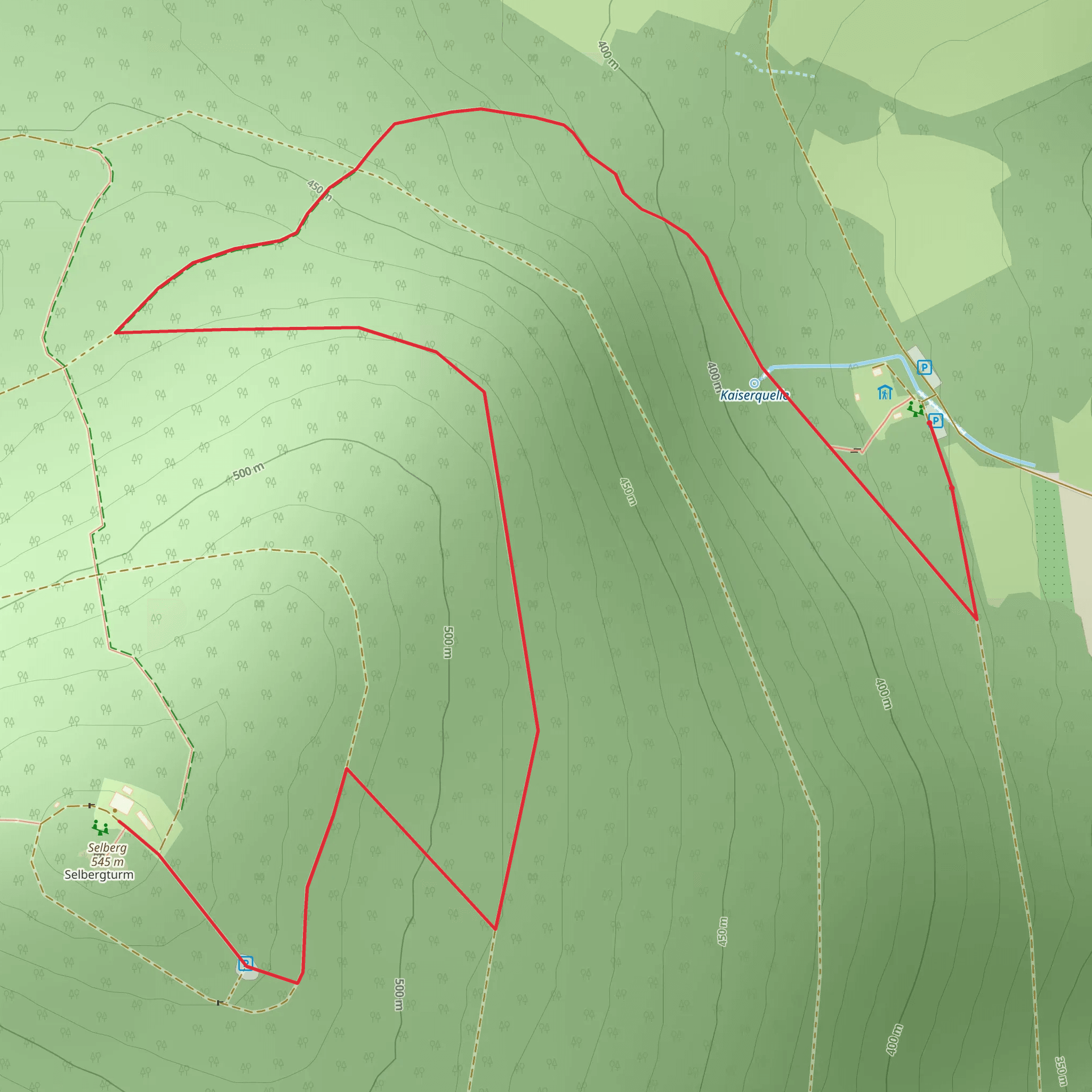 Selberg Walk mobile static map