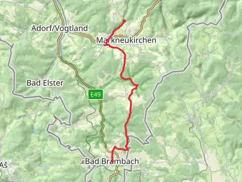 Bad Brambach to Siebenbrunn Walk