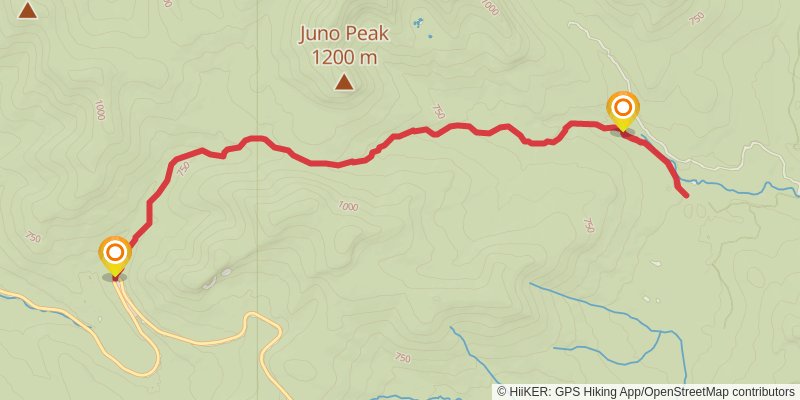 Hancock Notch Trail stage 2 Map