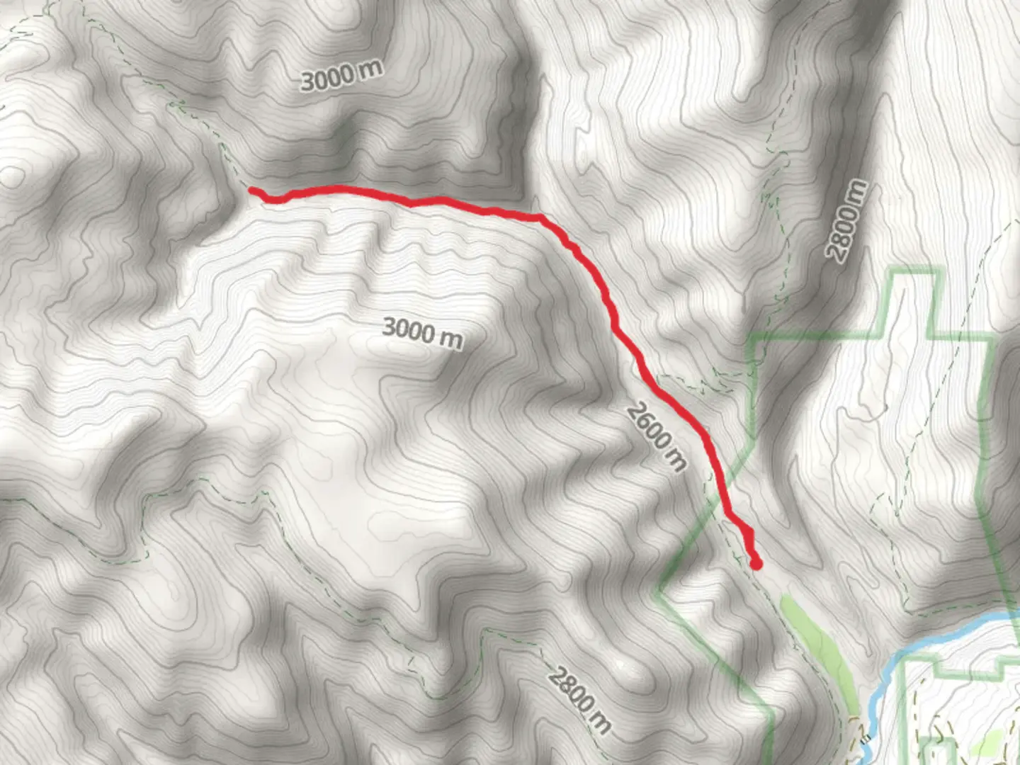 An image depicting the trail Cave Creek Trail and its surrounding area.