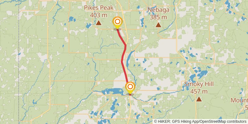 Wild River Trail stage 2 Map