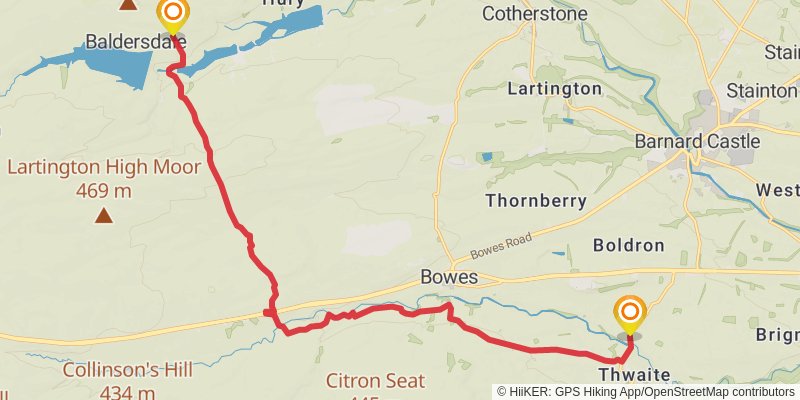 Durham Loop stage 8 Map