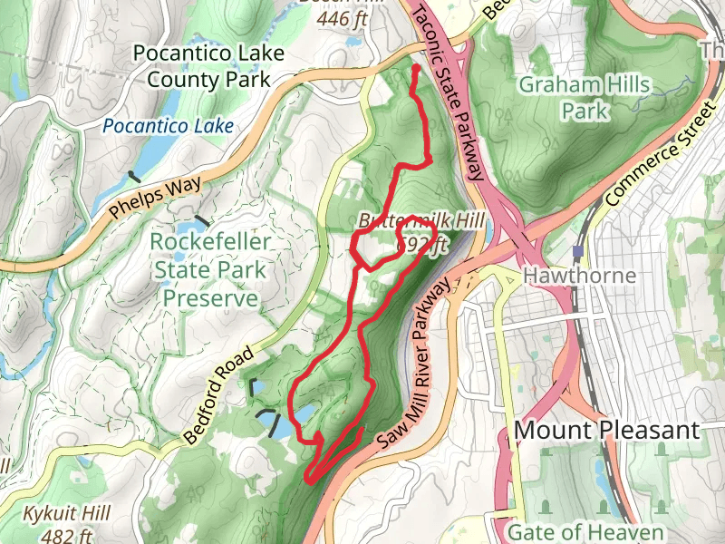 Buttermilk Hill and Pocantico Hills Loop Trail