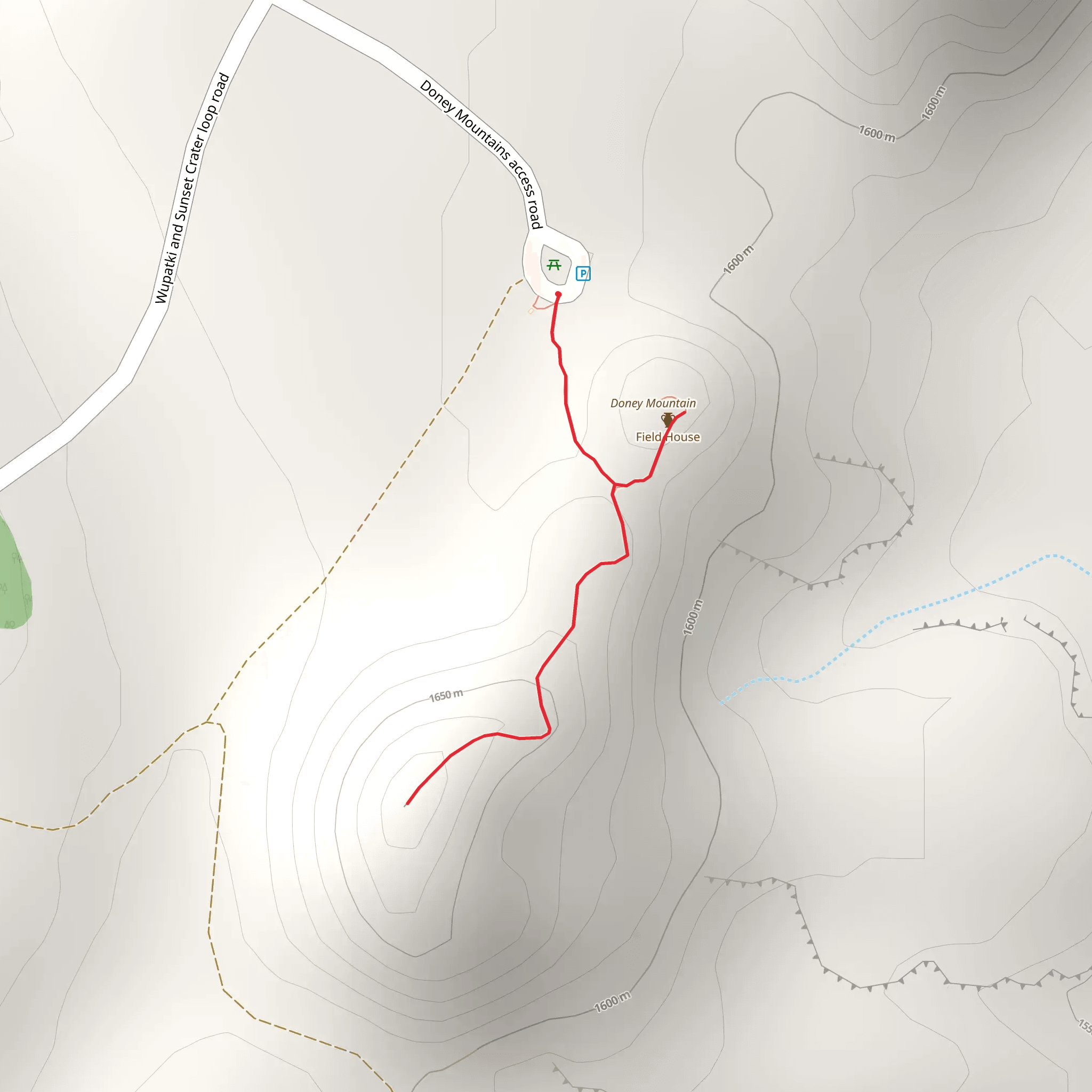 Doney Mountain mobile static map