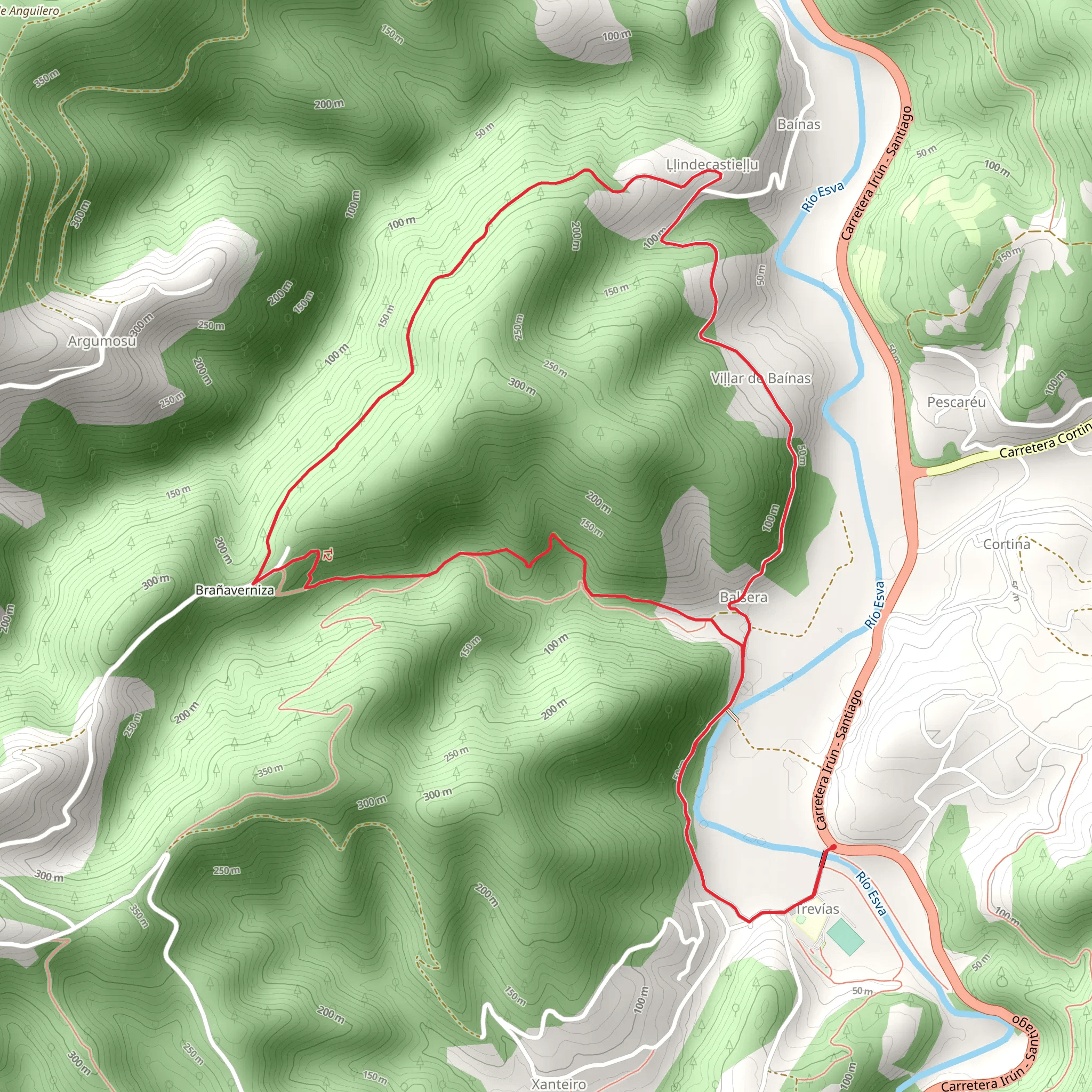 The Llugarinos mobile static map