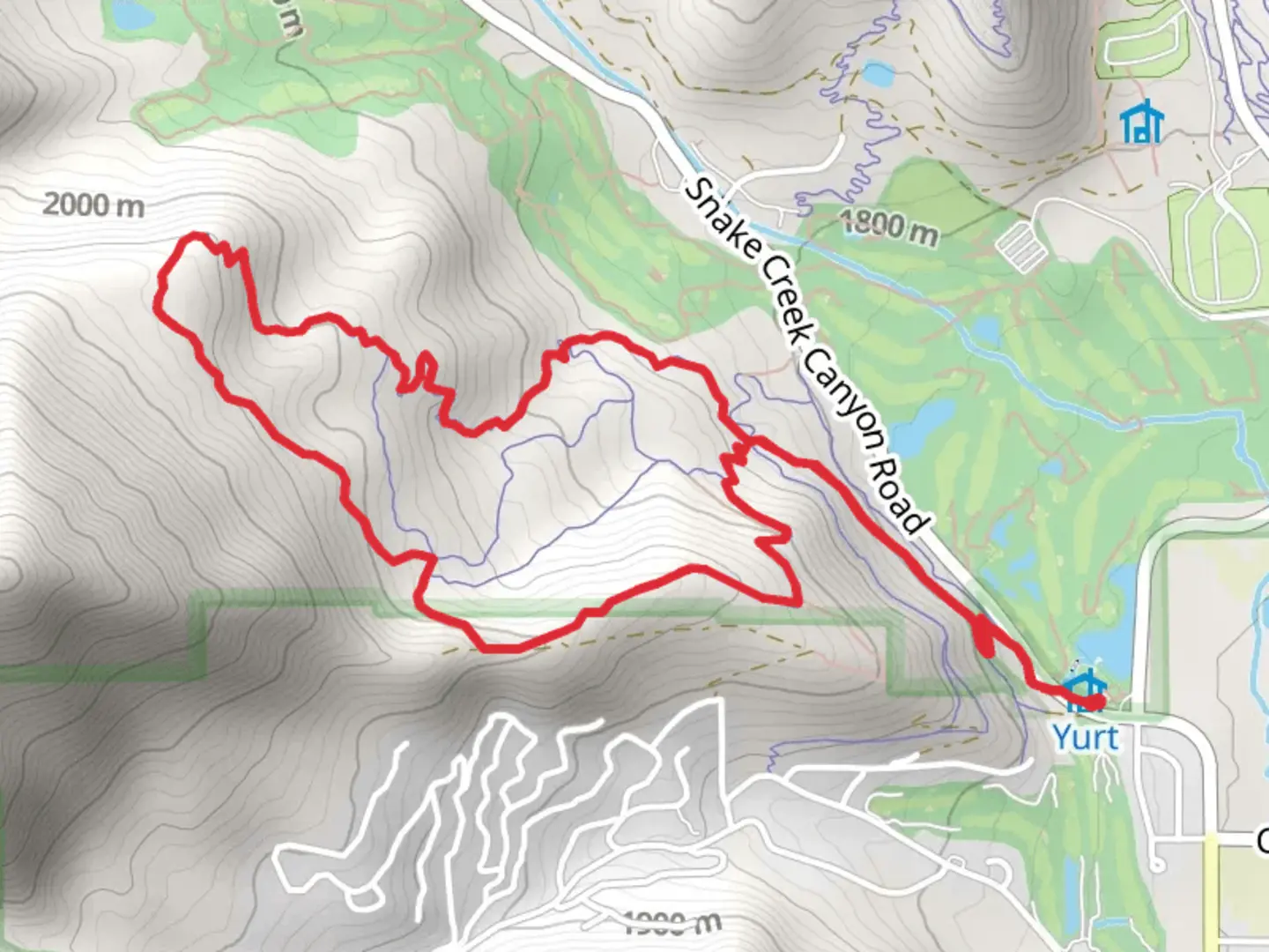 An image depicting the trail Epperson Trail and Crows Nest Trail and its surrounding area.