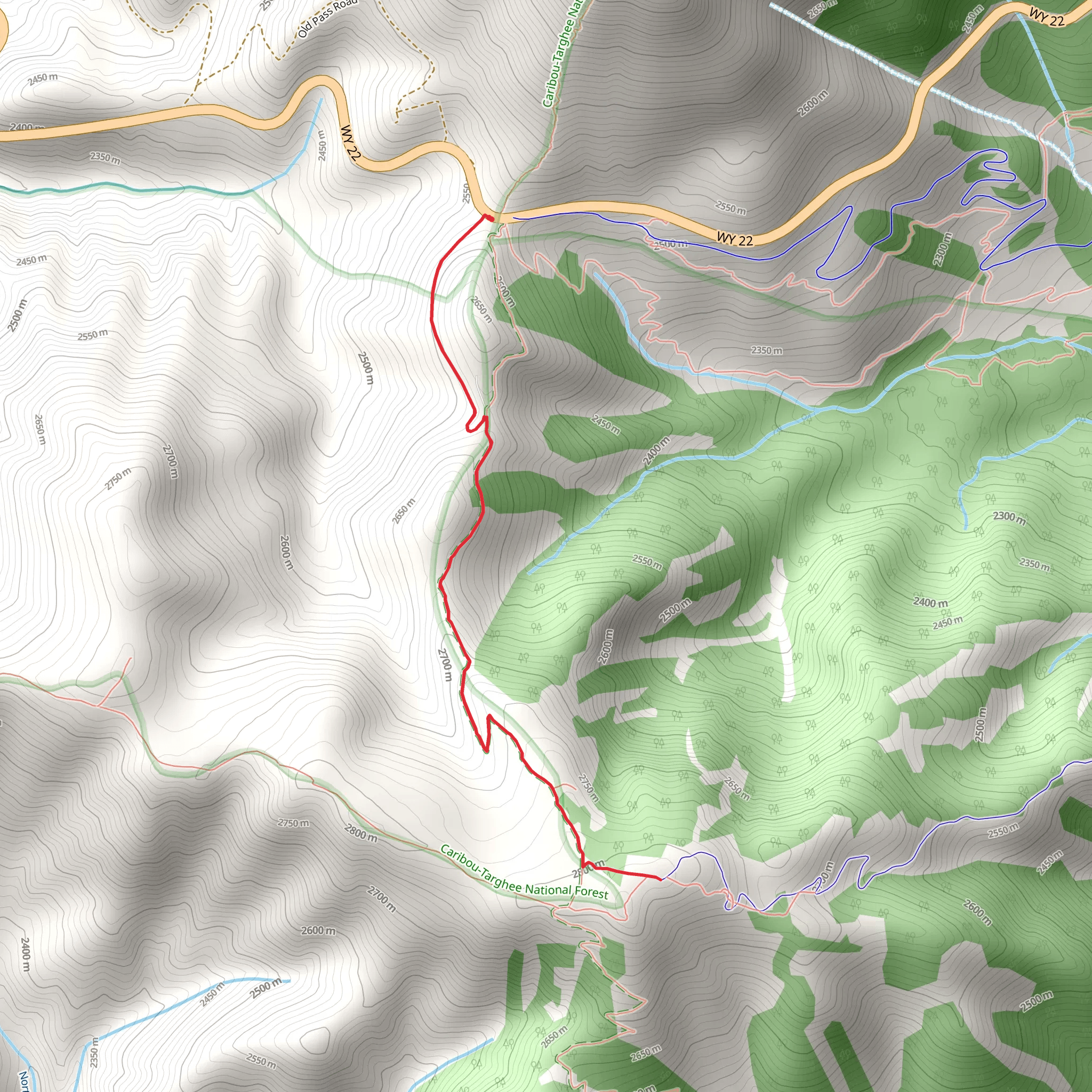 Lithium - Black Canyon Trail mobile static map