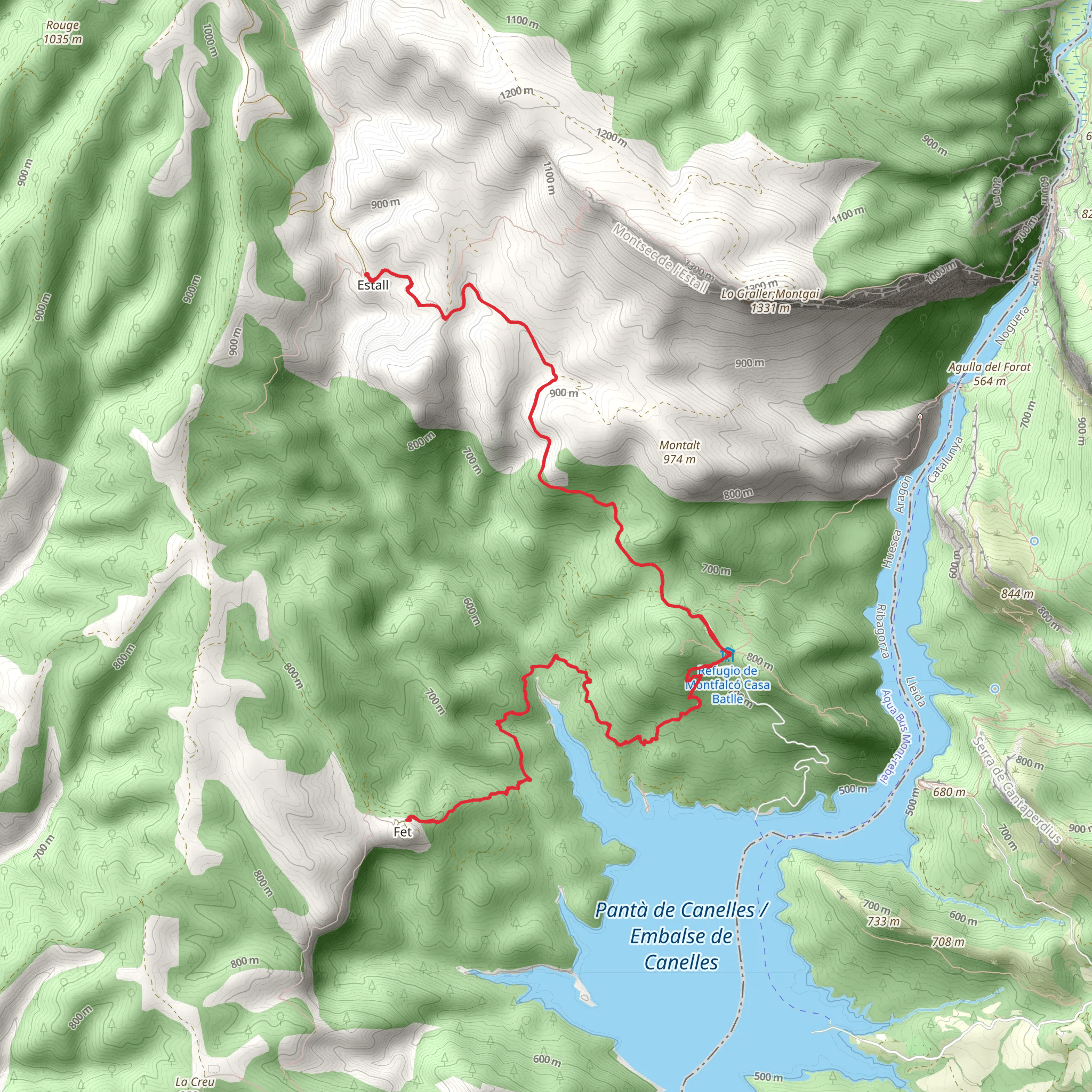 L'Estal-Fet PR HU 201 mobile static map