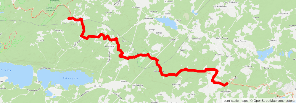 Skåneleden 1 stage 10 Map