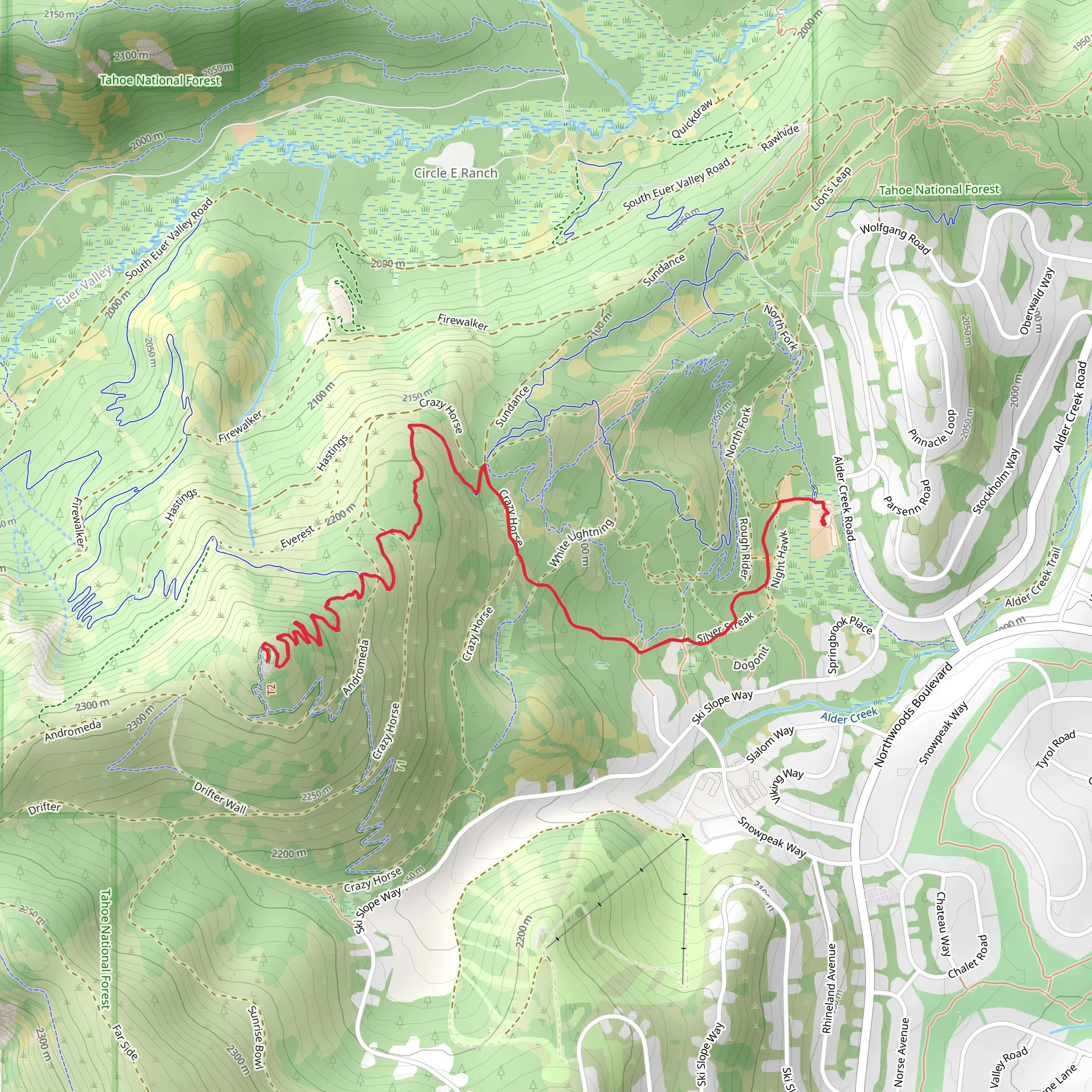 Upper Mother Lode mobile static map
