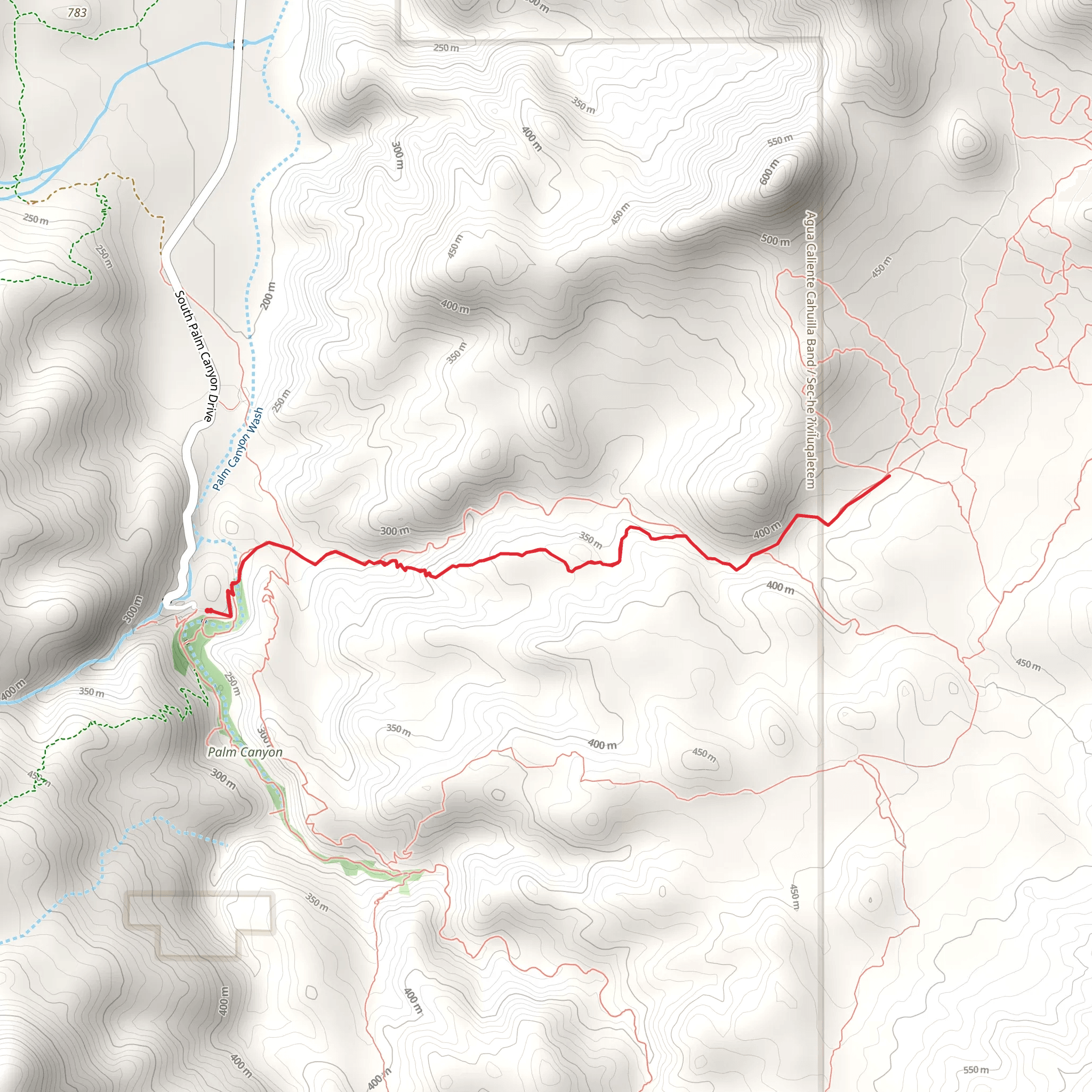 Fern Canyon Trail mobile static map