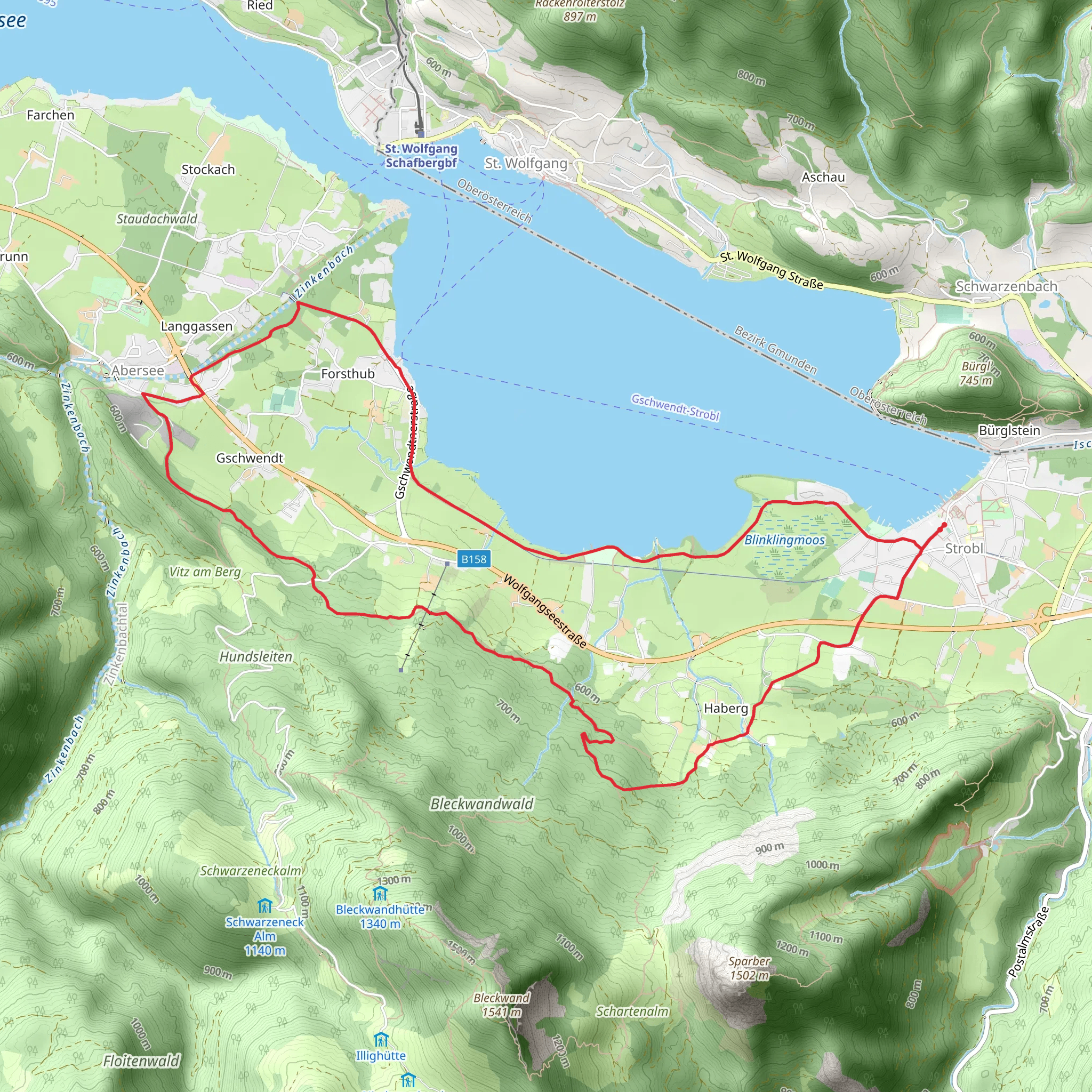 Strobl Loop mobile static map