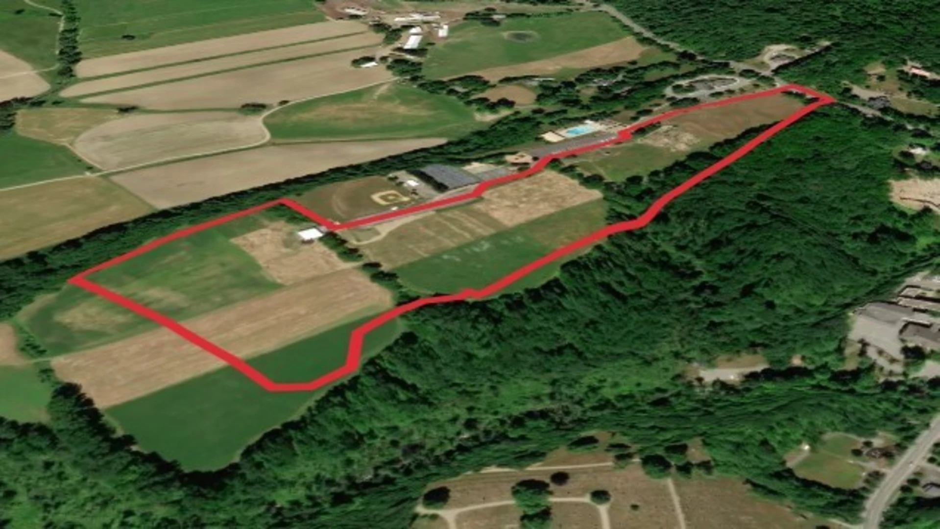 An image depicting the trail Starr Park Loop and its surrounding area.