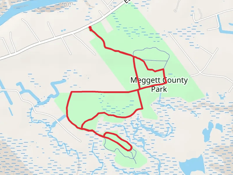Meggett County Park Loop