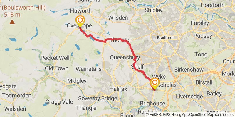 White Rose Walk stage 3 Map