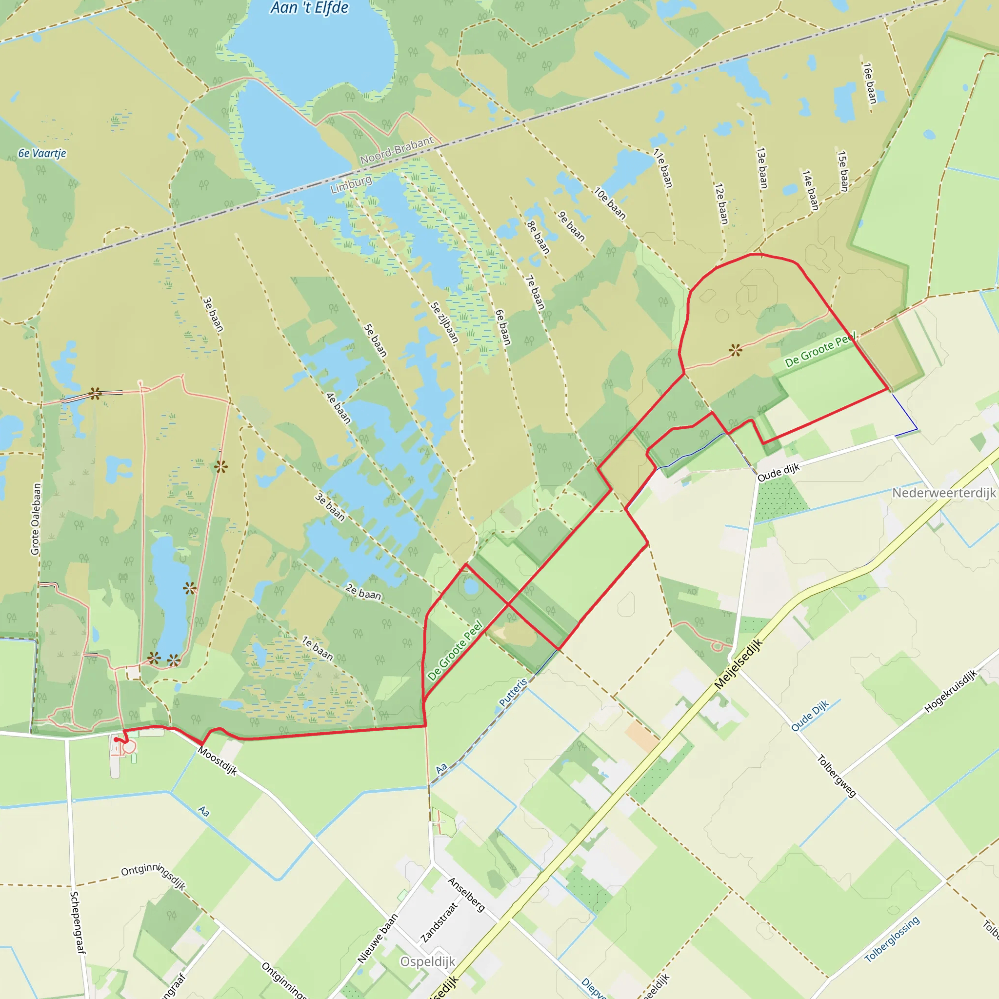 Lumme Buske and Aan den Berg Loop mobile static map
