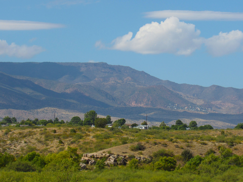 An image depicting the trail Creosote Trail and its surrounding area.