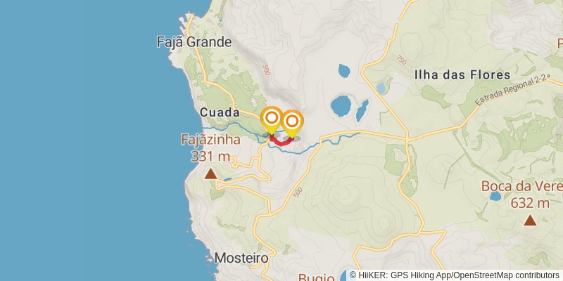 Great Route of Flores spur 4 Map