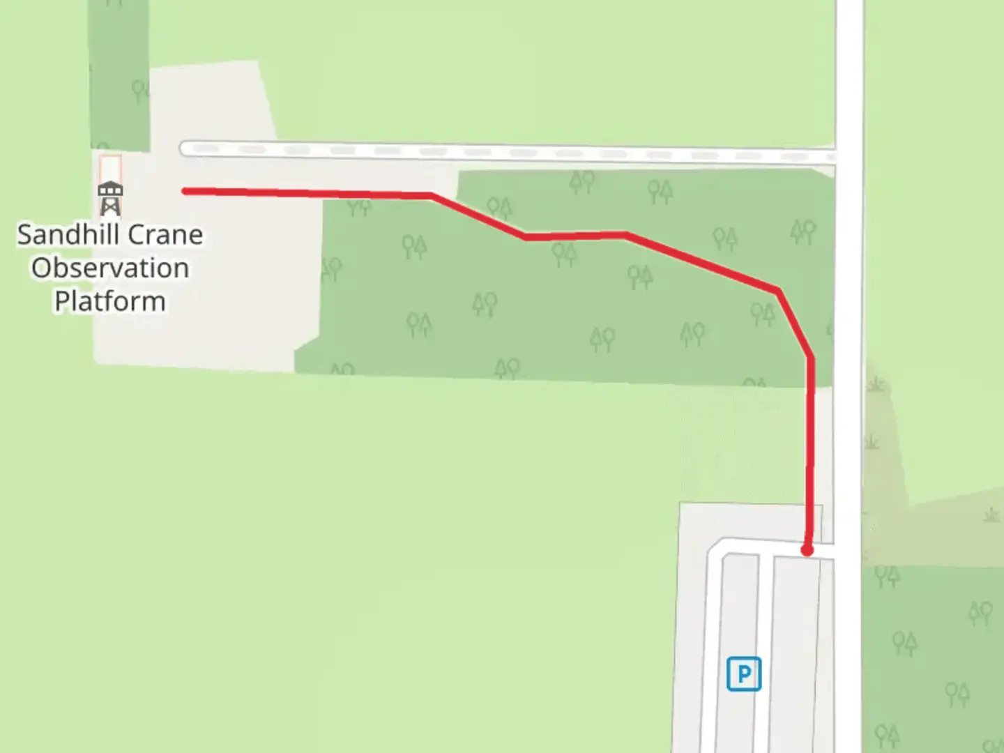 An image depicting the trail North 1650 West and its surrounding area.