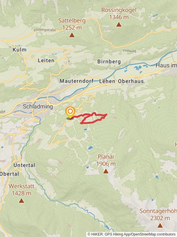 Ramsau and The Ennstal Valley mobile static map