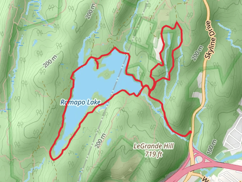 MacEvoy, Hoeferlin Memorial and Ramapo Lake Loop Trail