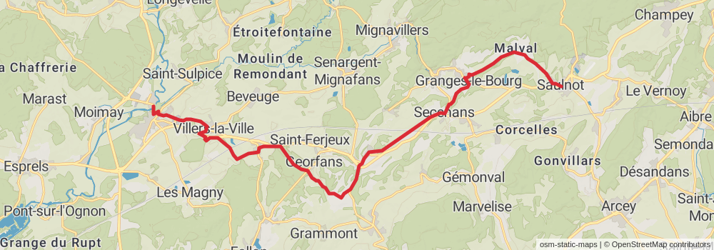 Camino Strasbourg-Saint Jean Pied de Port via Le Puy stage 14 Map