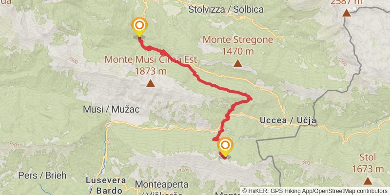 Cammino Celeste stage 9 Map