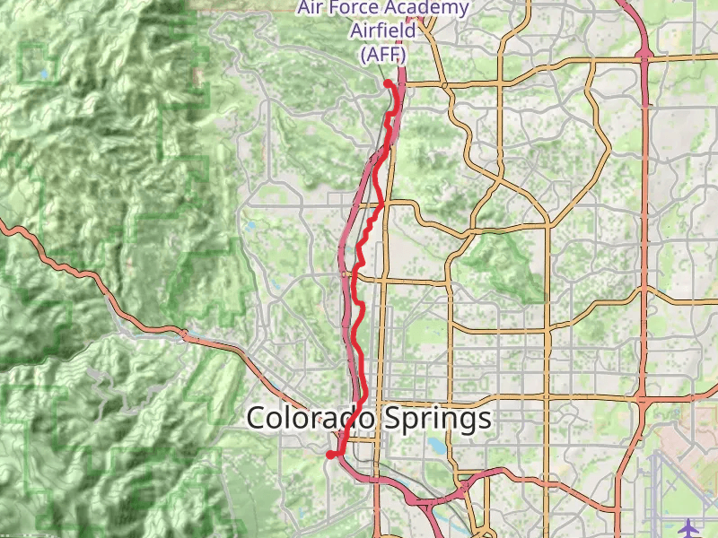 Pikes Peak Greenway and Bear Creek Trail