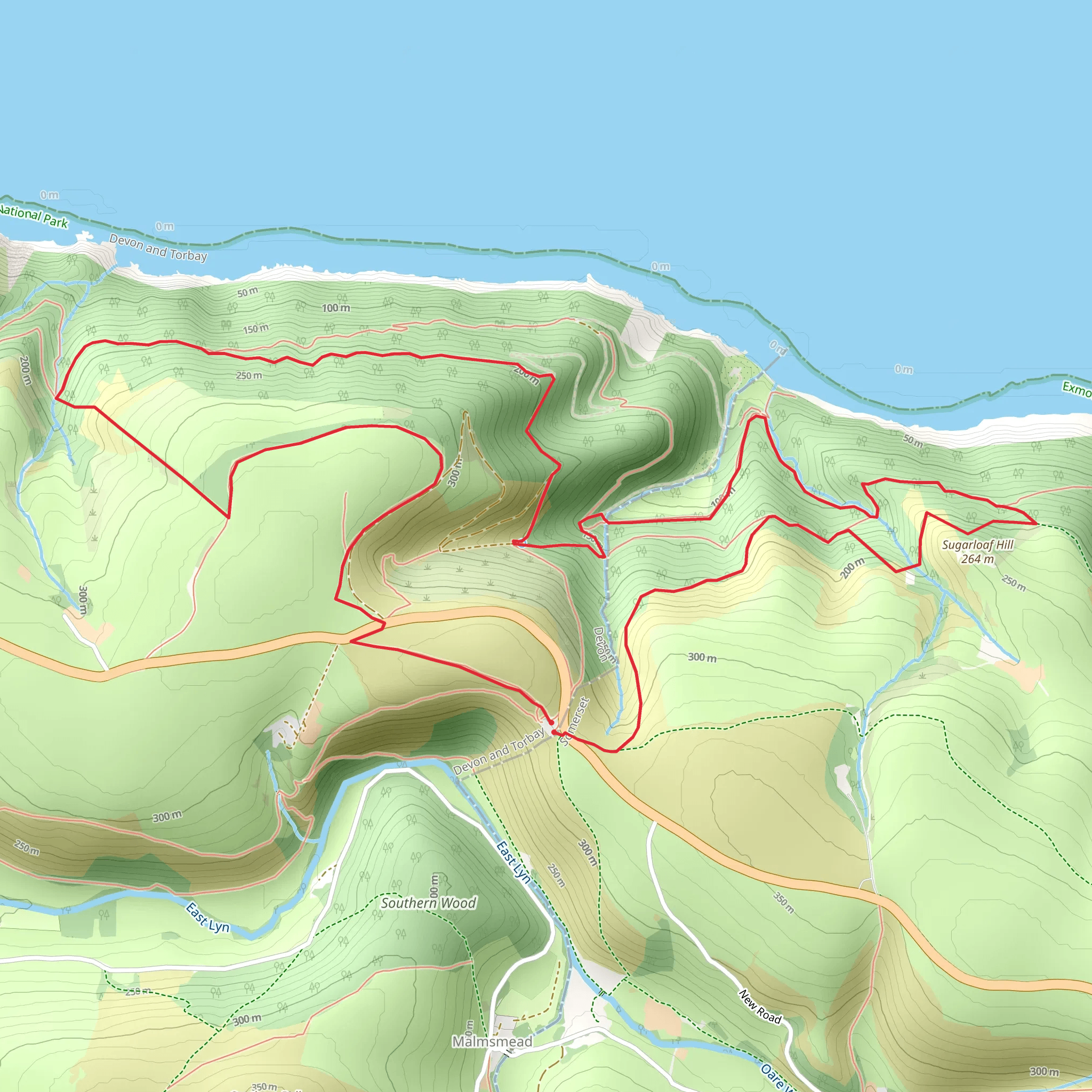 Glenthorne Walk mobile static map
