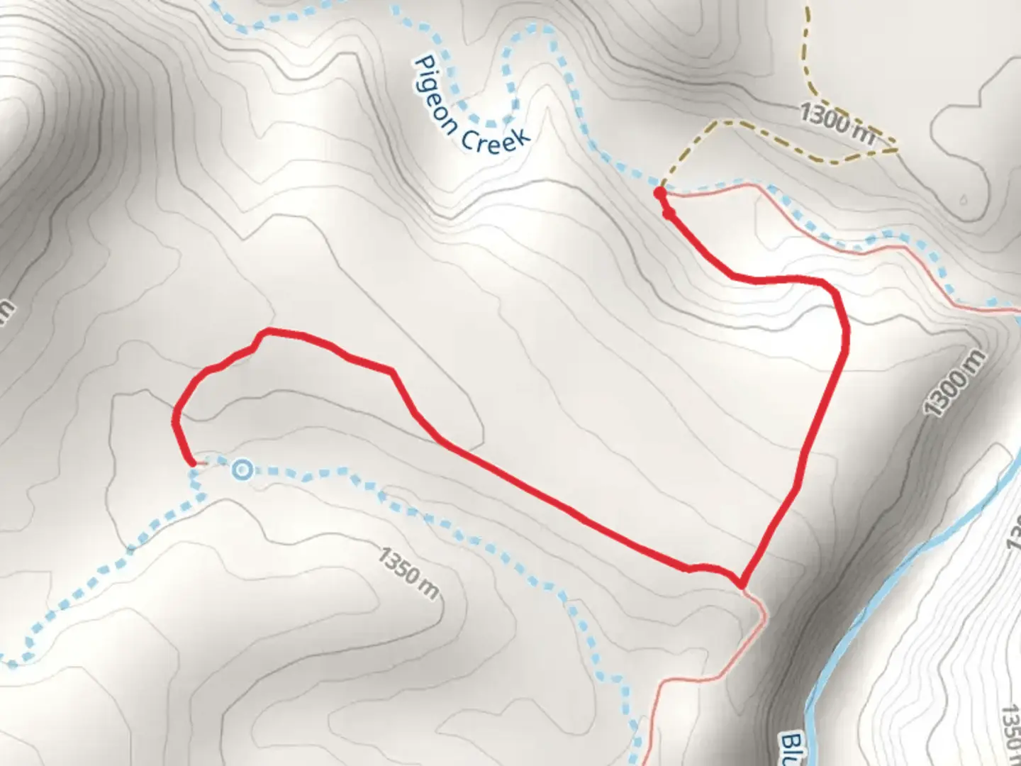An image depicting the trail Pasture Trail via Pat Mesa Trail and its surrounding area.