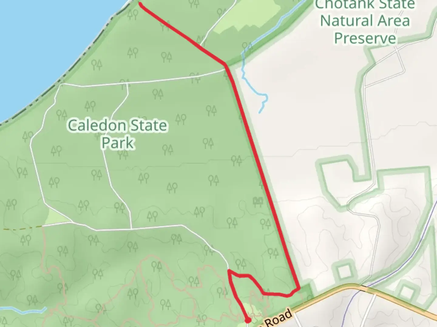 An image depicting the trail Hampstead Road Trail and its surrounding area.